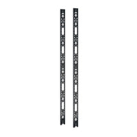 APC NetShelter SX Vertical Cable Organizer, 42U, Zero U, Pack of 2, (AR7502)