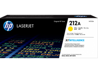 HP 212A Yellow Original LaserJet Toner Cartridge, ~4,500 Pages, for Color LaserJet Enterprise M554 / M555 / M578, (W2122A)