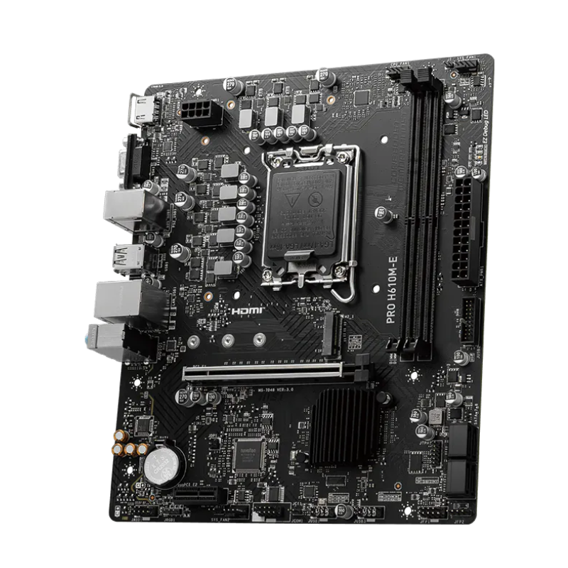 Motherboard MSI PRO H610M-E, DDR 5, Processor Intel, LGA1700