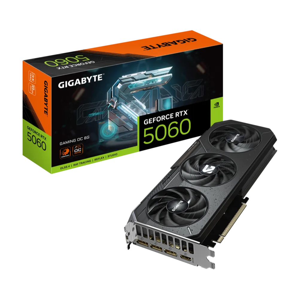 VGA GIGABYTE WINDFORCE NVIDIA GEFORCE RTX 5060 OC