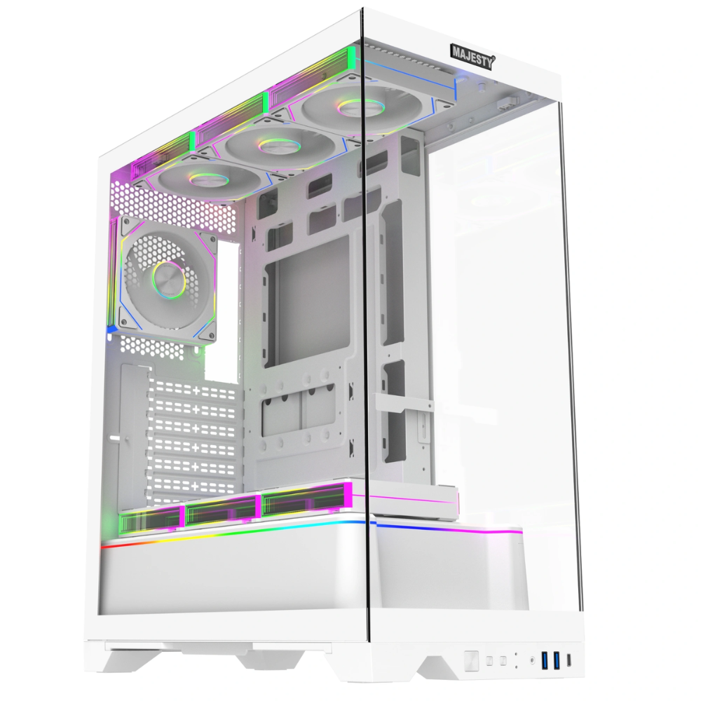 Case Majesty Gaming ARGB 205 White