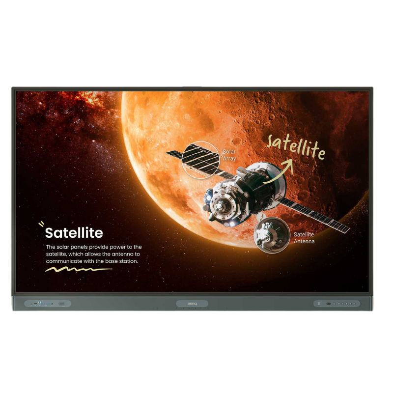 BenQ Board Pro RP7504 75-inch 4K UHD Interactive Display, Android 13, 8GB RAM, 64GB, 2x 20W + 16W Subwoofer, (RP7504)