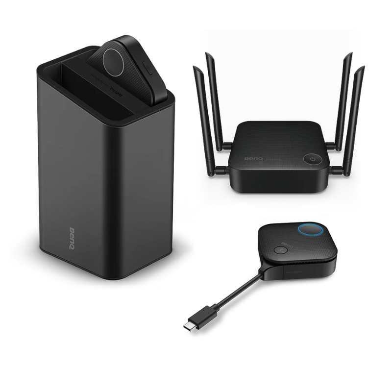 BenQ InstaShow VS20 Wireless Presentation System, 4K 60fps, Up to 32 Devices, Touch Back, 2 USB-C Buttons, (VS20)