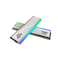 XPG Lancer Blade RGB Desktop Memory, 32GB (2x16GB), DDR5 6000MHz, CL36, XMP 3.0 & EXPO, White, (AX5U6000C3616G-DTLABRWH)