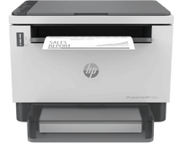 HP LaserJet Tank MFP 1602w Mono Laser Printer, Print/Copy/Scan, 22 ppm, Wi-Fi, Ethernet, USB, Reloadable Toner, (2R3E8A)