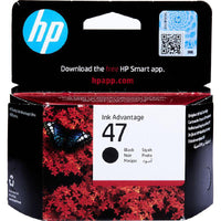 HP 47 Black Original Ink Cartridge for HP DeskJet Ink Advantage Ultra Printers, (6ZD21AE)