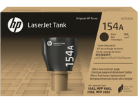 HP 154A Black Original LaserJet Tank Toner Reload Kit, (W1540A)