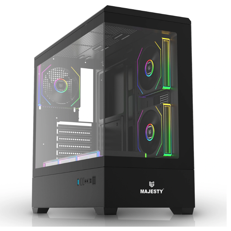 Case Pro Gaming 6 ARGB Dell CASE-501, Black