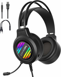 Gaming Headset Game On GOT100 Ravenstrike, Lighting RGB, Black