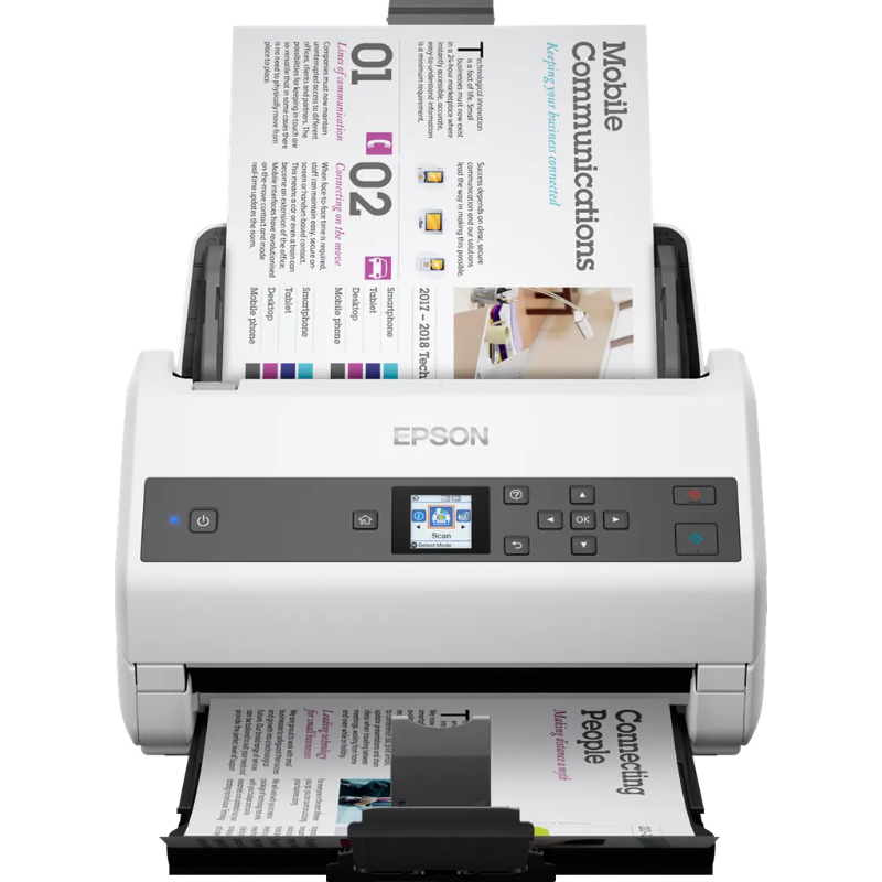 Epson WorkForce DS-970 A4 Sheetfed Document Scanner, 85 ppm / 170 ipm, Duplex, 100-Sheet ADF, USB 3.0, (B11B251401BB)