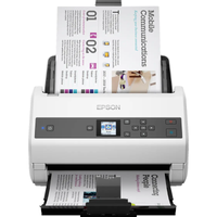 Epson WorkForce DS-970 A4 Sheetfed Document Scanner, 85 ppm / 170 ipm, Duplex, 100-Sheet ADF, USB 3.0, (B11B251401BB)