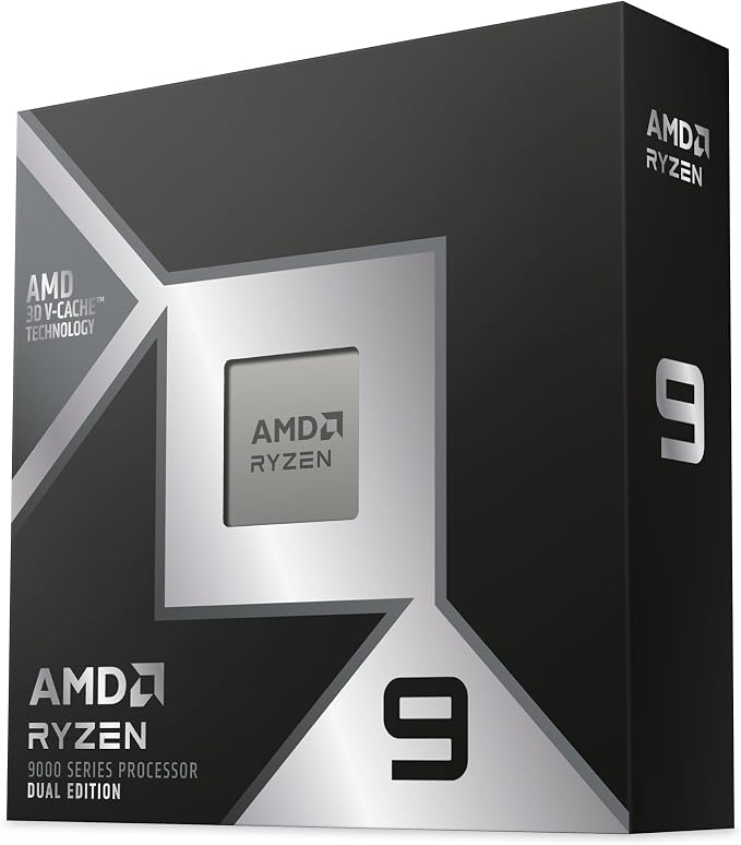 AMD Ryzen 9 9950X3D Desktop Processor - Up to 5.6GHz, 192MB L3 Cache