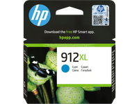 HP 912XL High Yield Cyan Original Ink Cartridge, ~825 Pages, for OfficeJet 8010 / OfficeJet Pro 8020 Series, (3YL81AE)
