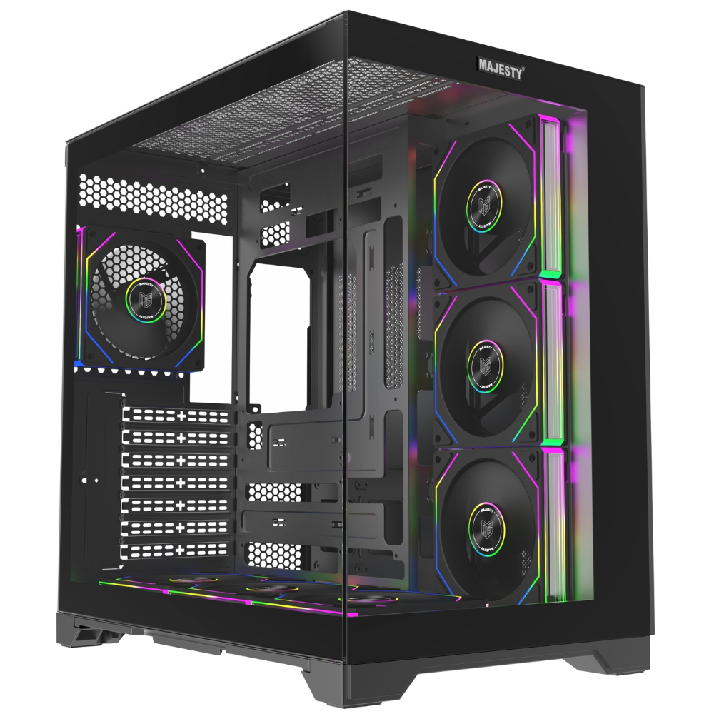 Case Majesty Gaming ARGB 200 Black