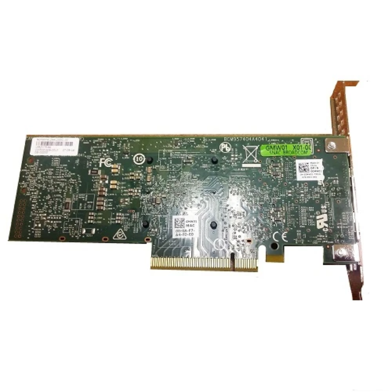 Dell Broadcom 57416 Dual Port 10GbE Base-T PCIe Network Adapter, Low Profile, Customer Install, (540-BBVM)