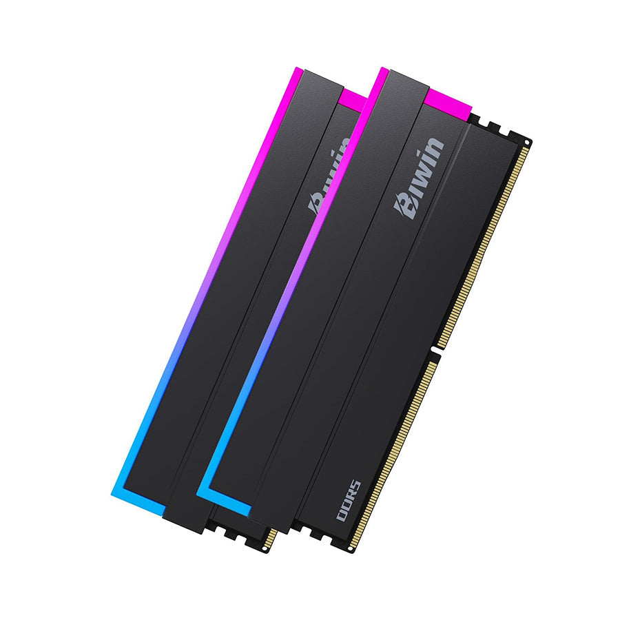 BIWIN Black Opal DW100 RGB 32GB (2x16GB) DDR5 6000MHz CL28 Desktop Memory Kit, Black, (BXL53260DW1-D28FB)