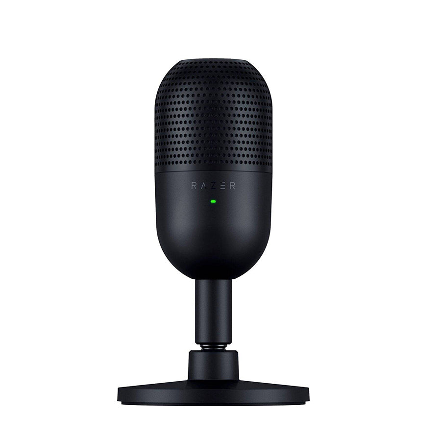 Razer Seiren V3 Mini USB Condenser Microphone, 14mm Capsule, Supercardioid, Tap-to-Mute, Detachable Base, USB-C, Black, (RZ19-05050100-R3M1)