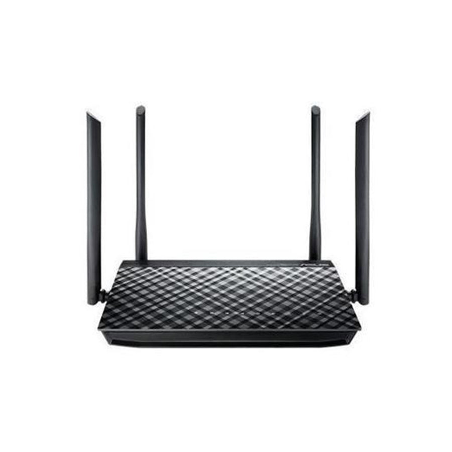 ASUS RT-AC1200G+ AC1200 Dual-Band Wi-Fi Router, 2.4GHz + 5GHz, 4x External Antennas, 4x Gigabit LAN, Gigabit WAN, USB 2.0, Black, (90IG0241-BFA000)