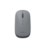 Philips SPK7438 Dual Wireless Mouse, 2.4GHz + Bluetooth, Up to 1600 DPI, Ergonomic Rubberized Design, Grey, (SPK7438G/55)