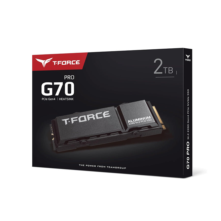 TeamGroup T-FORCE G70 PRO 2TB M.2 2280 NVMe SSD front view