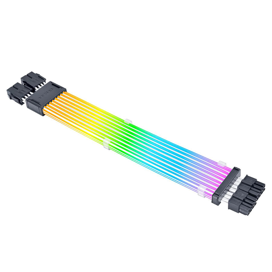 Lian Li Strimer Wireless CPU 2x8-pin ARGB cable front view