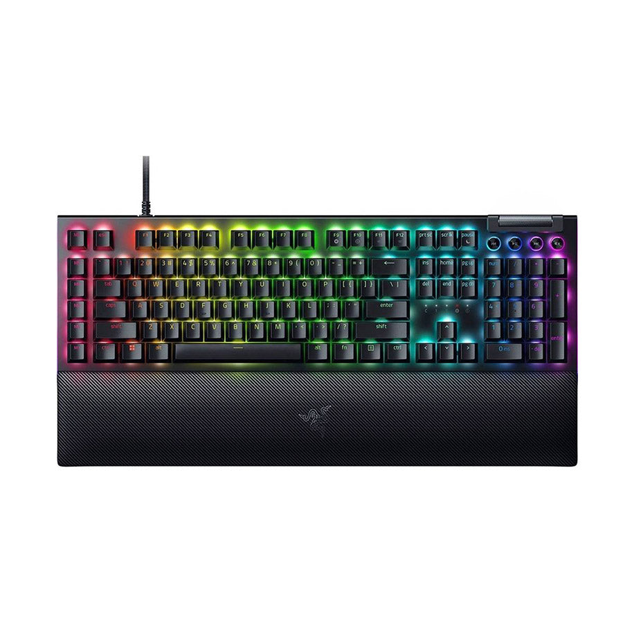 Razer BlackWidow V4 Green Switch keyboard top view