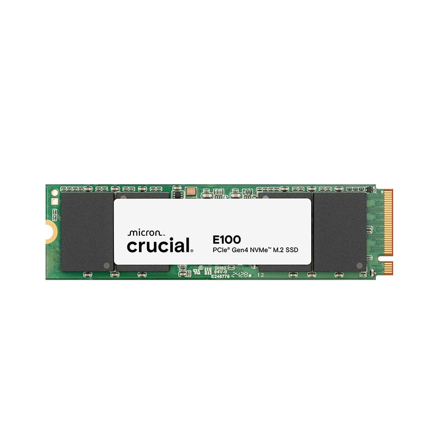 Crucial E100 2TB M.2 2280 NVMe SSD front view