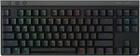 Logitech G515 LIGHTSPEED TKL low-profile keyboard black front view