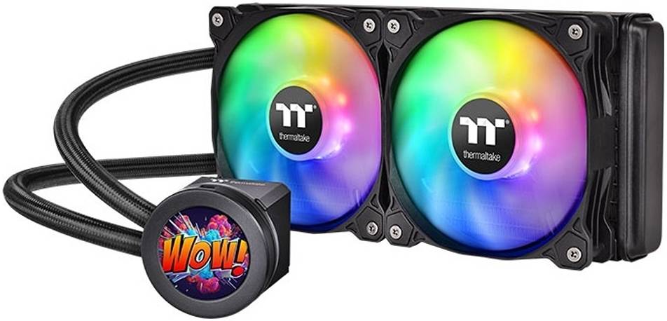 Thermaltake Floe Ultra 240 RGB AIO cooler front view