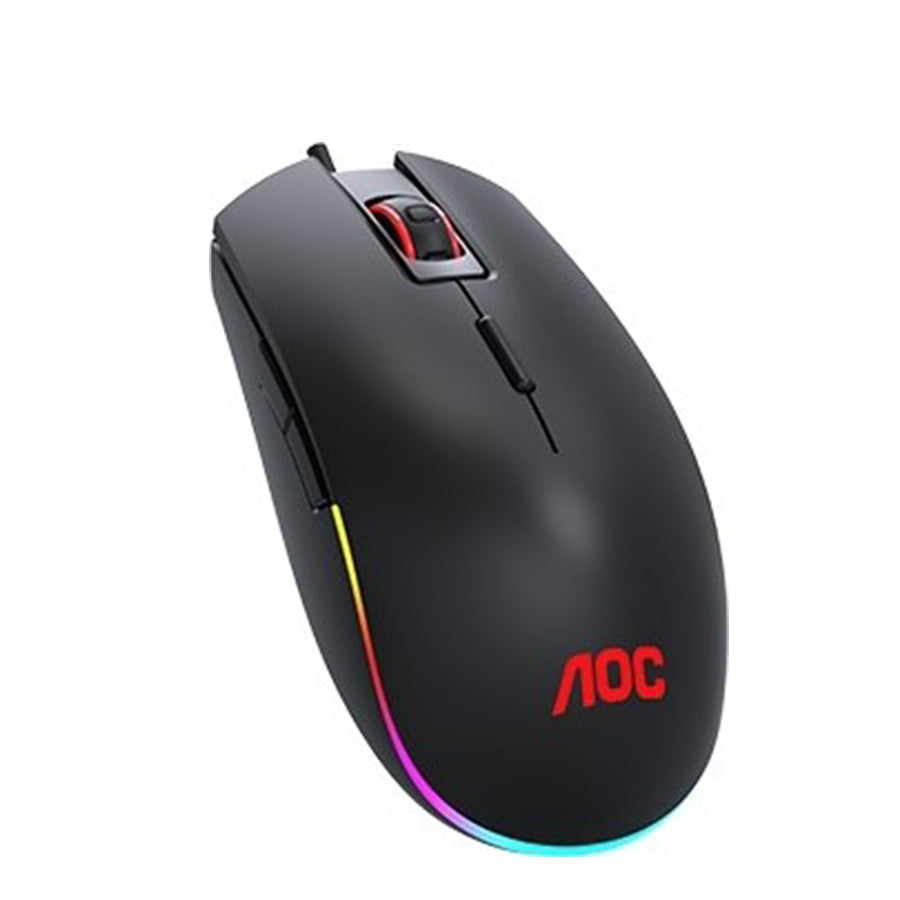 AOC GM500 RGB gaming mouse top view