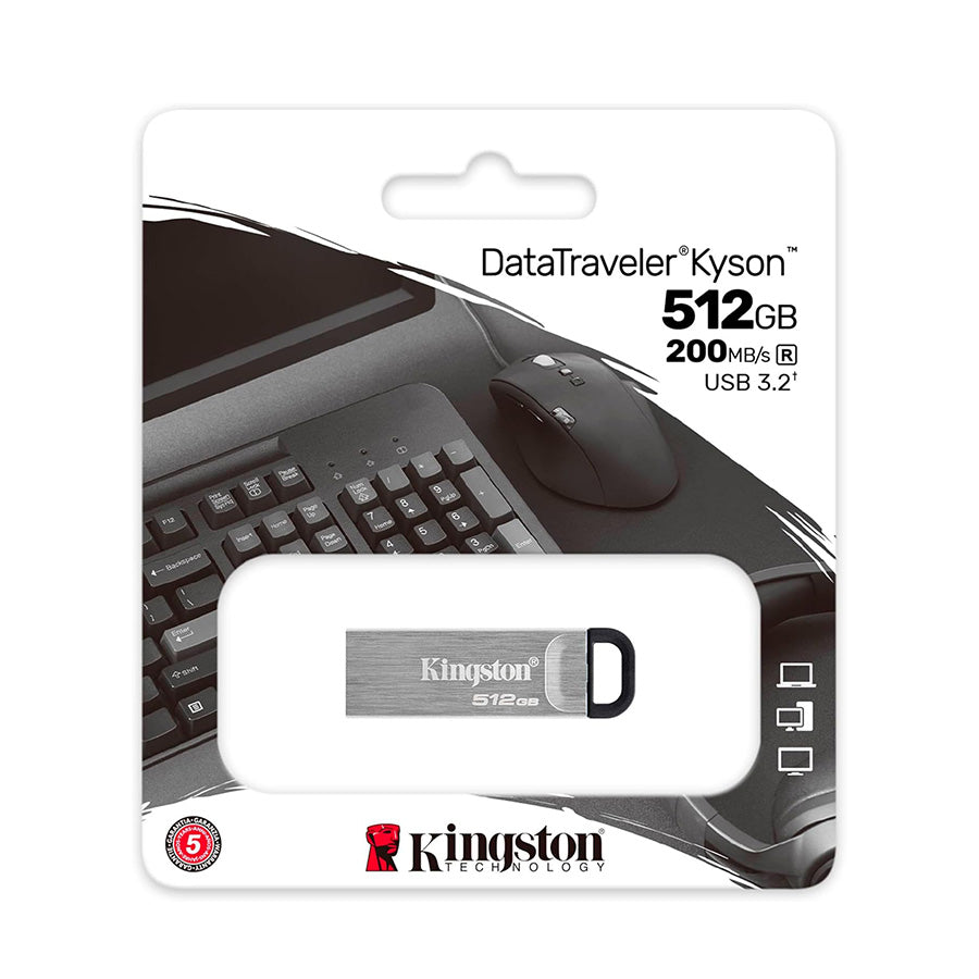 Kingston DataTraveler Kyson 512GB flash drive front view