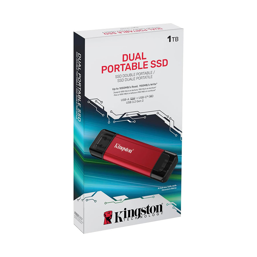 Kingston Dual Portable SSD 1TB front view
