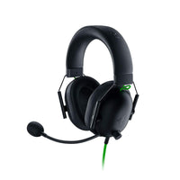 Razer BlackShark V2 X black wired headset front view