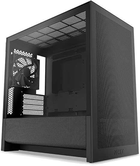 NZXT H3 Flow black PC case front view