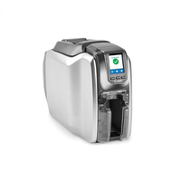 Zebra ZC300 Single-Sided ID Card Printer, Dye-Sublimation, 300 dpi, USB & Ethernet, UK/EU Cord, (ZC31-000C000EM00)