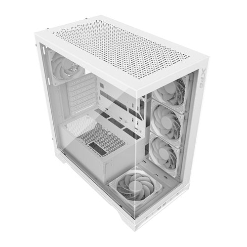 Case Invader X AIR Mid Tower, Lighting ARGB, Dell(INVADERXBTFMT-EHCWW), White