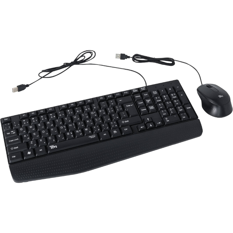 Wired Keyboard & Mouse Twisted Minds TM-COMB-K12 Gaming Black