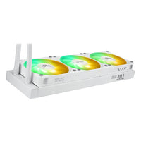 مروحة تبريد سائل لوحدة المعالجة المركزية Asus TUF Gaming LC II 360 ARGB باللون الأبيض، 90RC01A2-B0EAY0
