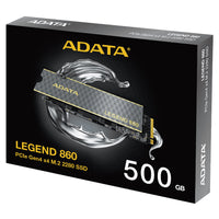 ADATA LEGEND 860 500GB front view