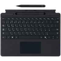 Microsoft Surface Pro Keyboard with Slim Pen black front view