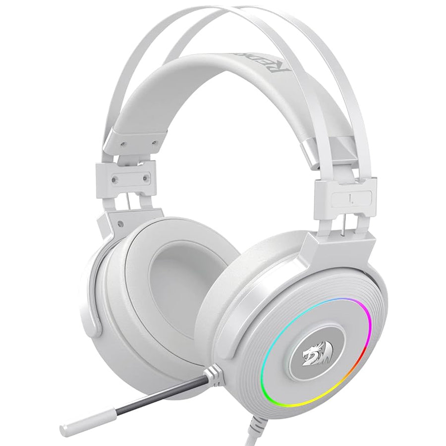 Redragon Lamia 2 H320W-RGB gaming headset white front view