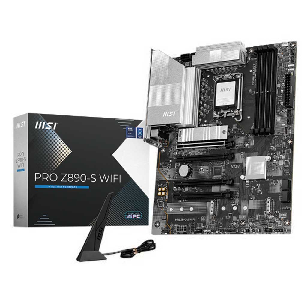 MSI PRO Z890-S WIFI ATX motherboard front view