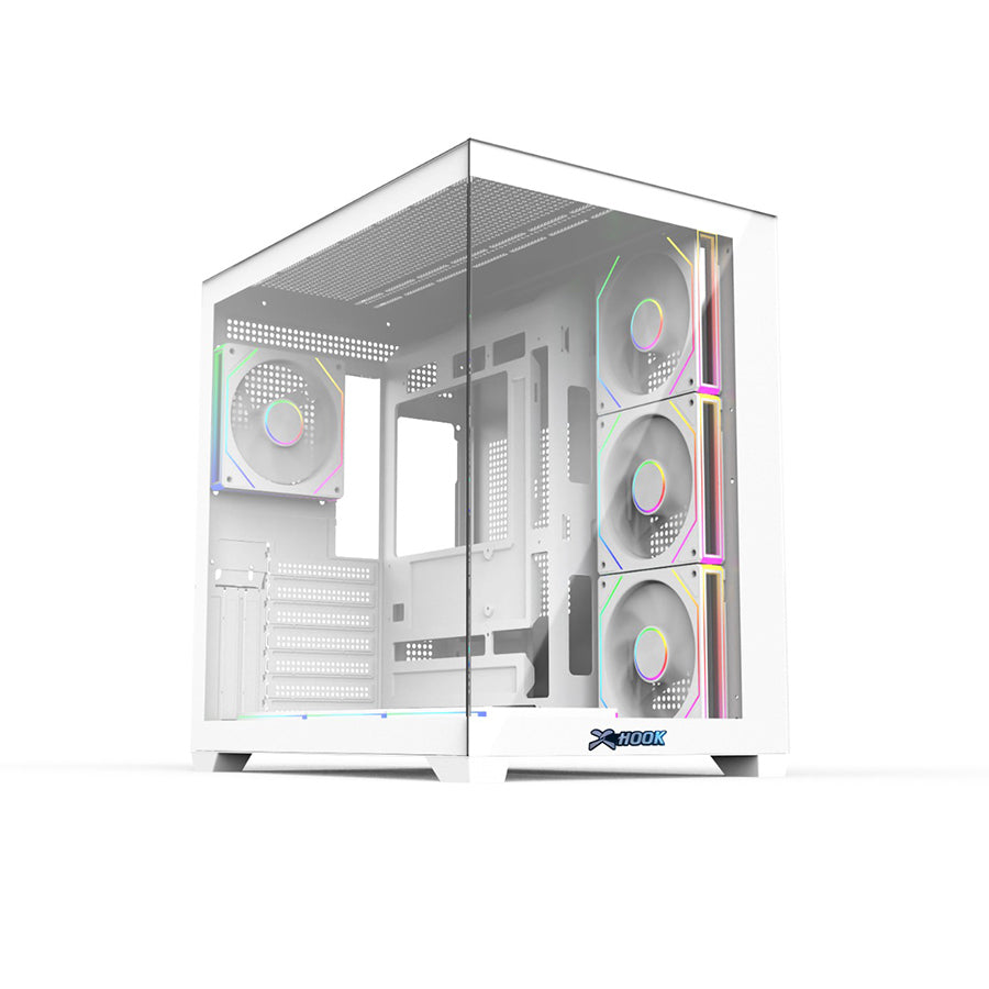 HOOK Blaze ARGB White case front view