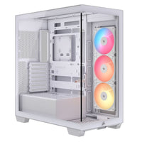 Corsair 3500X RS-R ARGB White case front view
