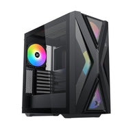 Xigmatek Hyperion black PC case front view