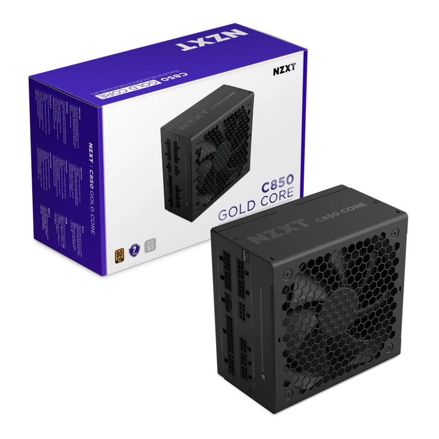 NZXT C850 Gold Core 850W power supply front view