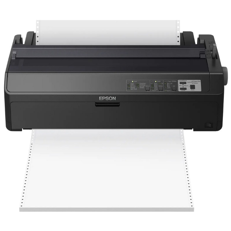 Epson LQ-2090II 24-Pin Dot Matrix Printer, 136-Column, 584 cps, Original + 6 Copies, USB/Parallel, (C11CF40403)