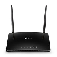 TP-Link TL-MR6400 4G LTE Wireless N Router, 300Mbps Wi-Fi, Cat4 150Mbps, Micro SIM Slot, 4x 10/100 Ports, Detachable LTE Antennas, (TL-MR6400)