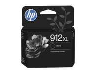HP 912XL High Yield Black Original Ink Cartridge, ~825 Pages, for OfficeJet 8010 / OfficeJet Pro 8020 Series, (3YL84AE)