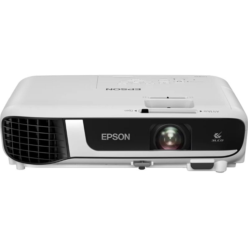Epson EB-W51 3LCD Projector, 4000 Lumens, WXGA 1280x800, 16,000:1 Contrast, HDMI, (V11H977040)